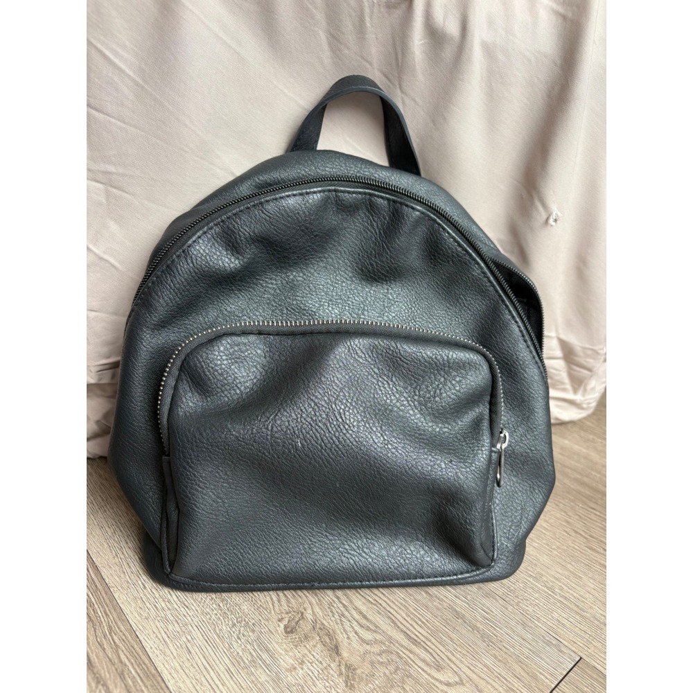 Universal Thread Goods Co Black Faux Leather Mini Backpack Purse